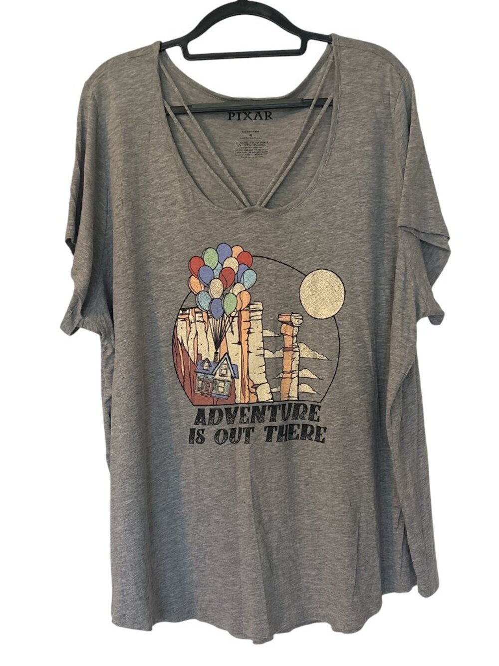 Torrid Pixar Up Adventure is Out There Graphic Shirt Size 4